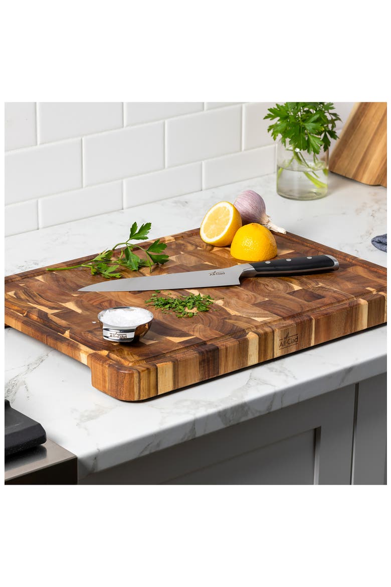 Acacia Wood Cutting Board, Alternate, color, ACACIA