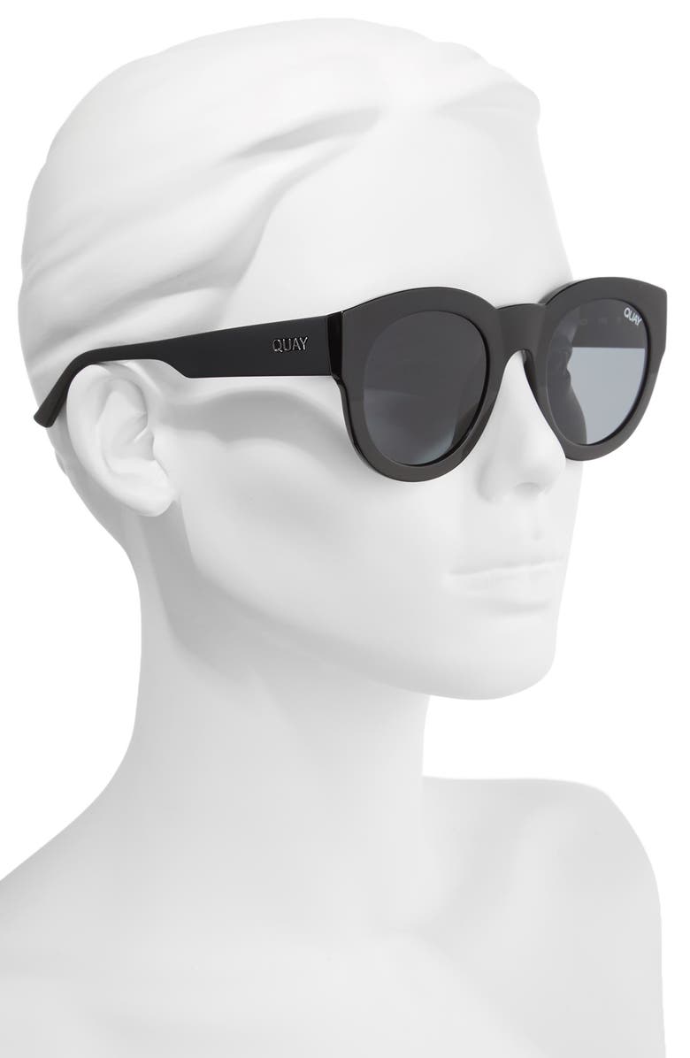 QUAY Australia If Only 50mm Round Sunglasses, Alternate, color, 