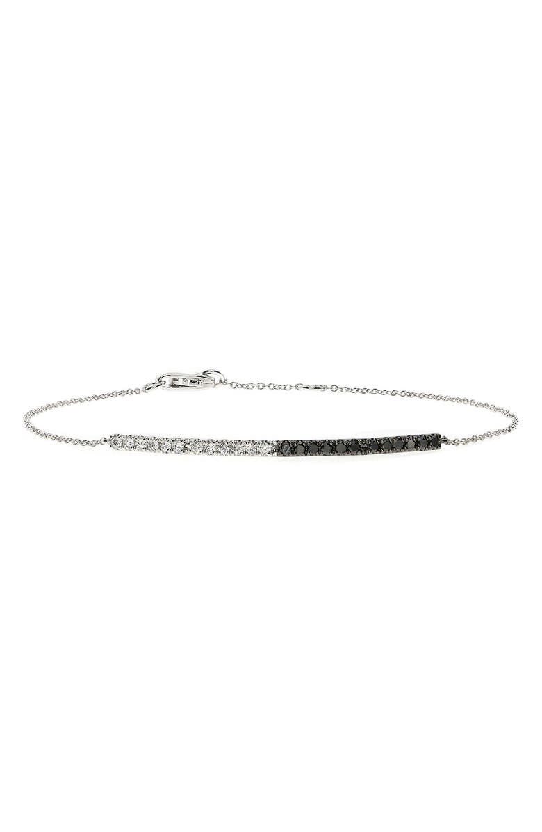 Bony Levy Black & White Diamond Bracelet, Main, color, 