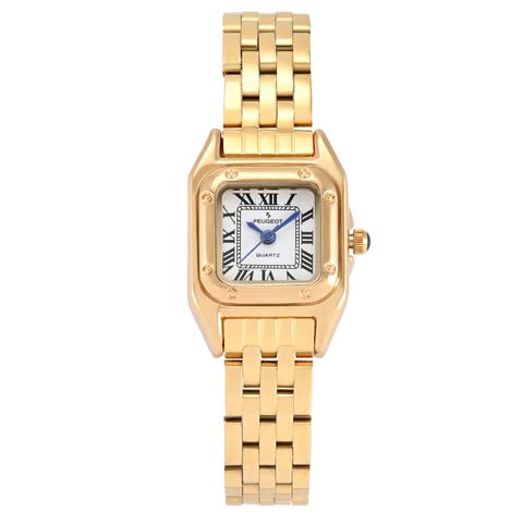 Sleek Panther Square Bracelet Watch- 20x22MM