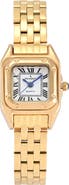 Peugeot Sleek Panther Square Bracelet Watch- 20x22MM