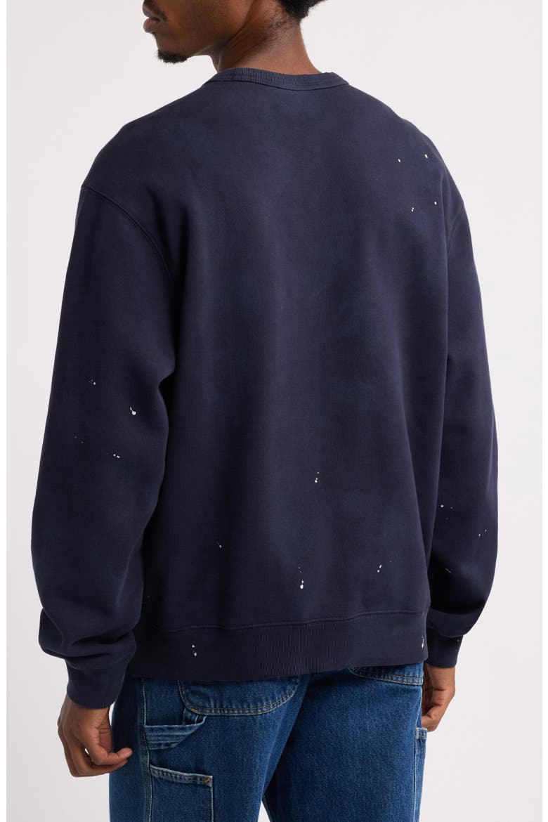 Painter Logo Sweatshirt, Alternate, color, DARK NAVY