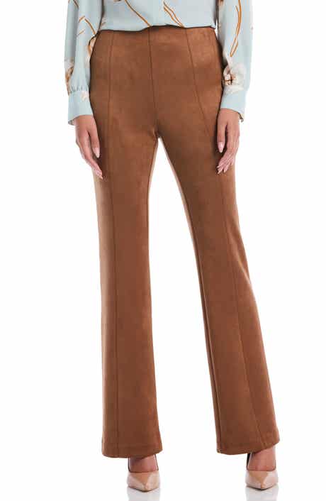 Laundry by Shelli Segal Faux Suede Bootcut Pants