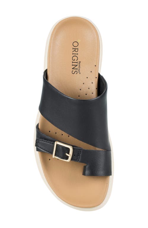 Baretraps Henrika Slide Sandal In Black Leather