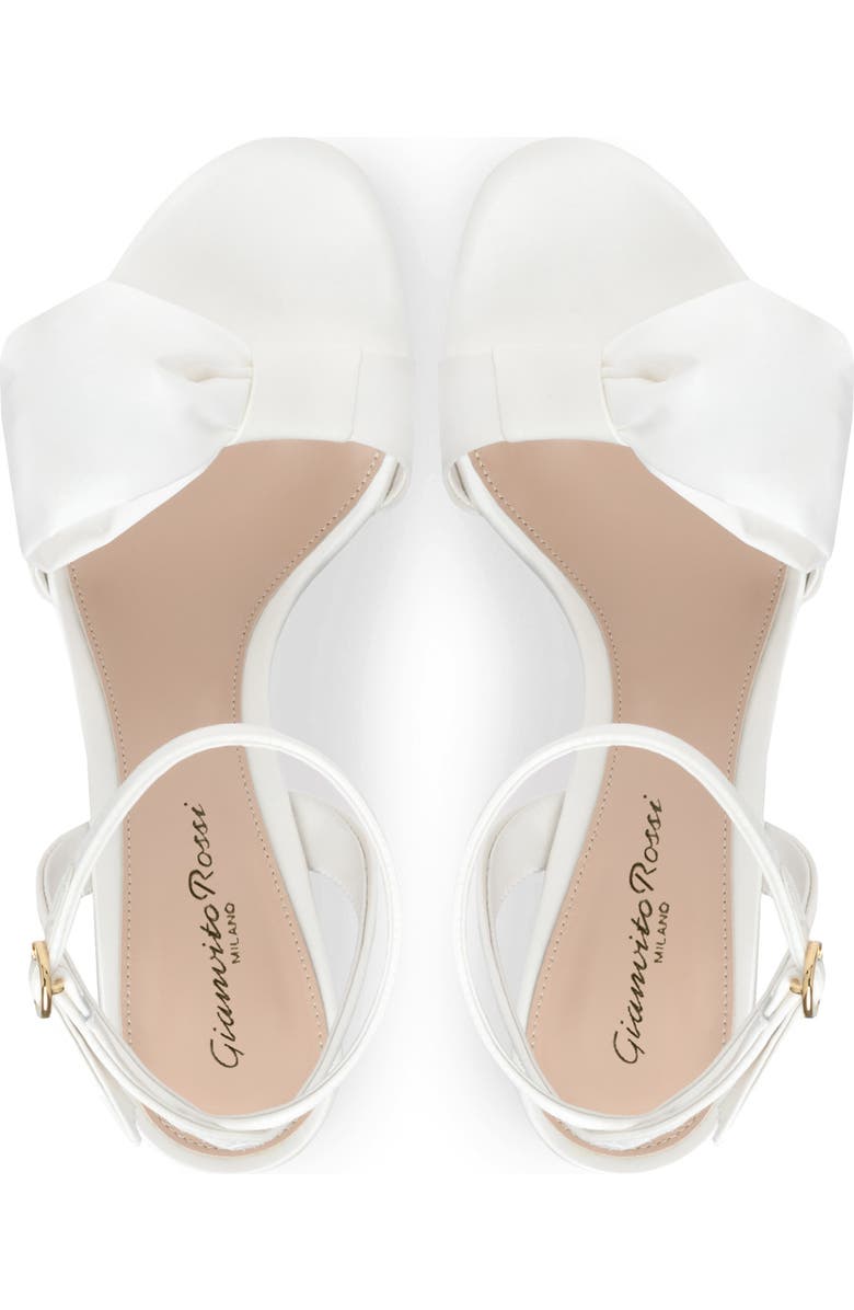 Gianvito Rossi Rosie Sandal, Alternate, color, White Fabric