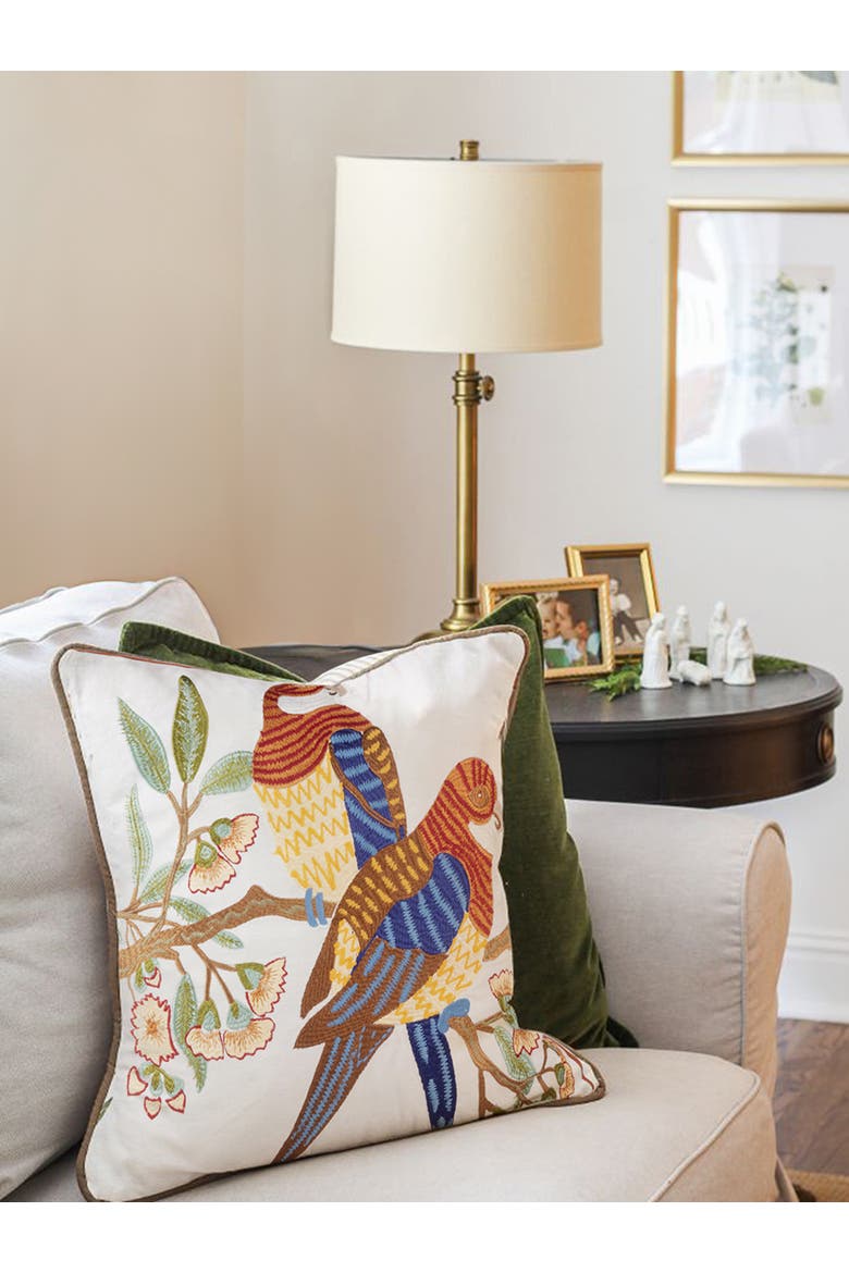 Chandler Throw Pillow Cover, Alternate, color, Multicolored