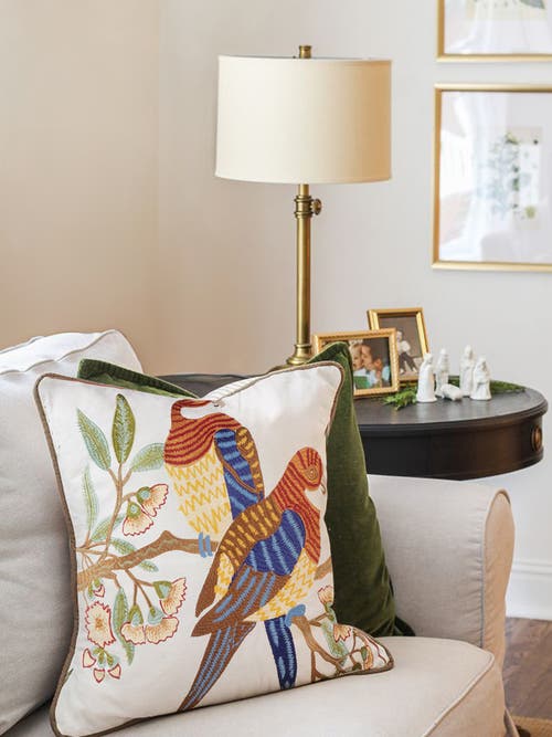 Gauri Kohli Chandler Throw Pillow Cover In Multi