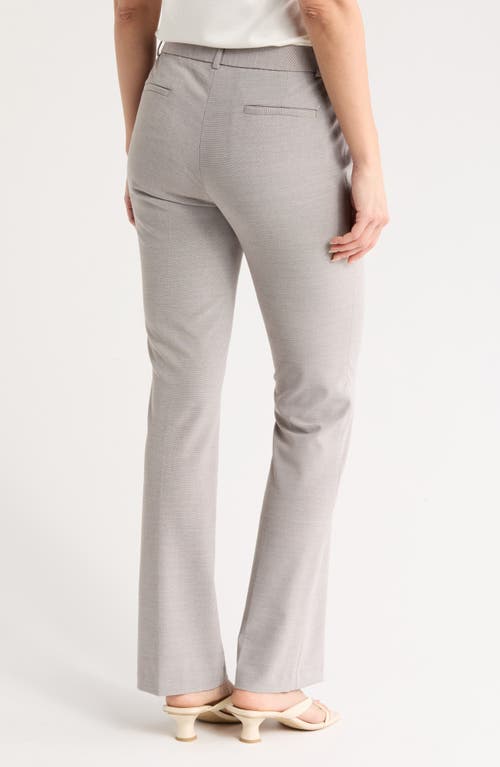 Amanda & Chelsea Olivia Flat Front Pants In Light Gray