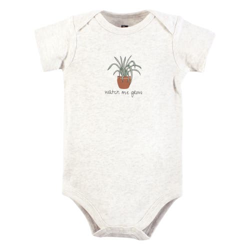 Hudson Baby Five-piece Set Of Cotton Infant All-in-one Bodysuits In Brown