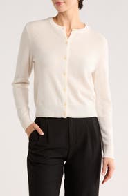 Nordstrom Crewneck Cashmere Cardigan