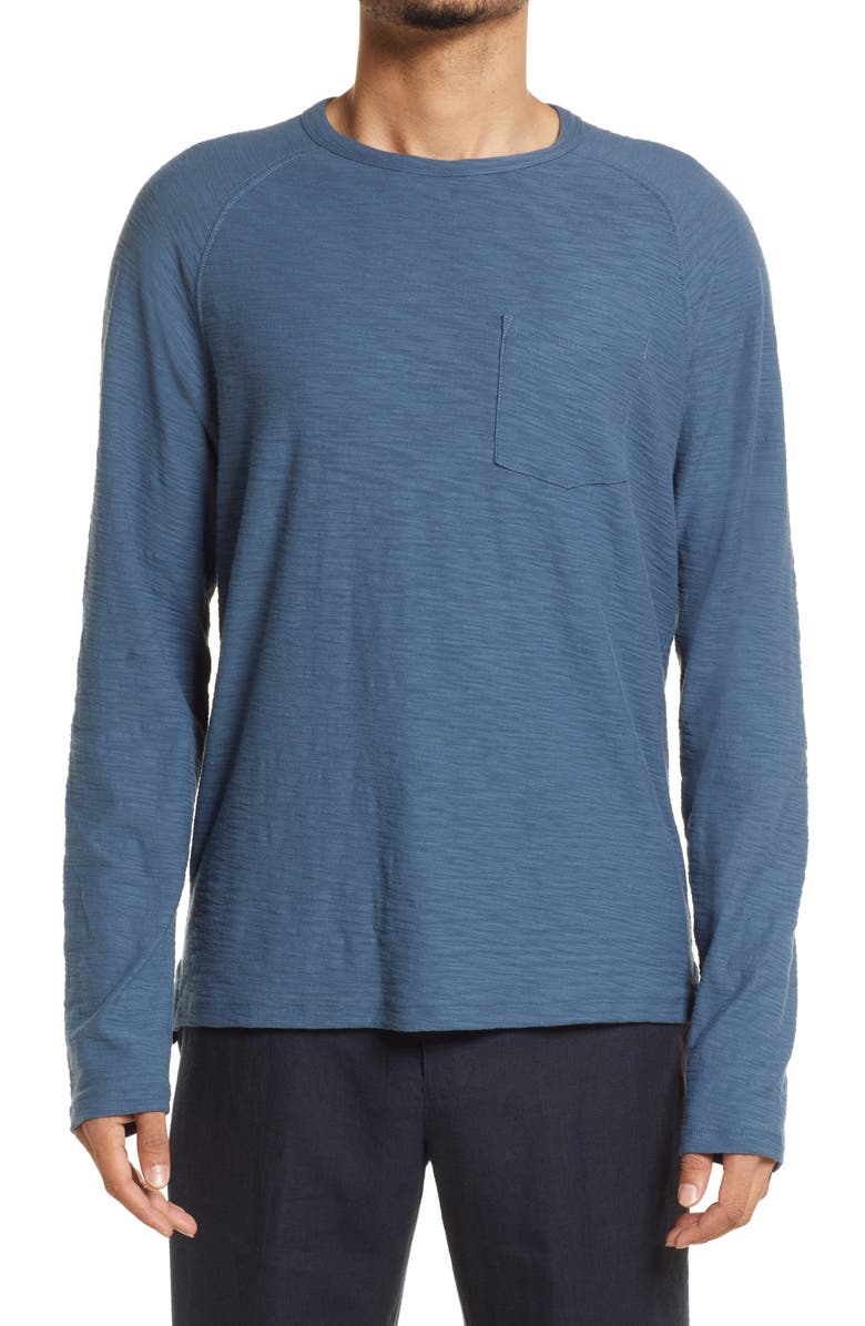 Vince Single Pocket Long Sleeve T-Shirt, Main, color, 