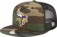 New Era Men's New Era Camo Minnesota Vikings Main Trucker 9FIFTY Snapback Hat