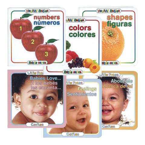 Early Concepts Bilingual Board Books - Set of 6