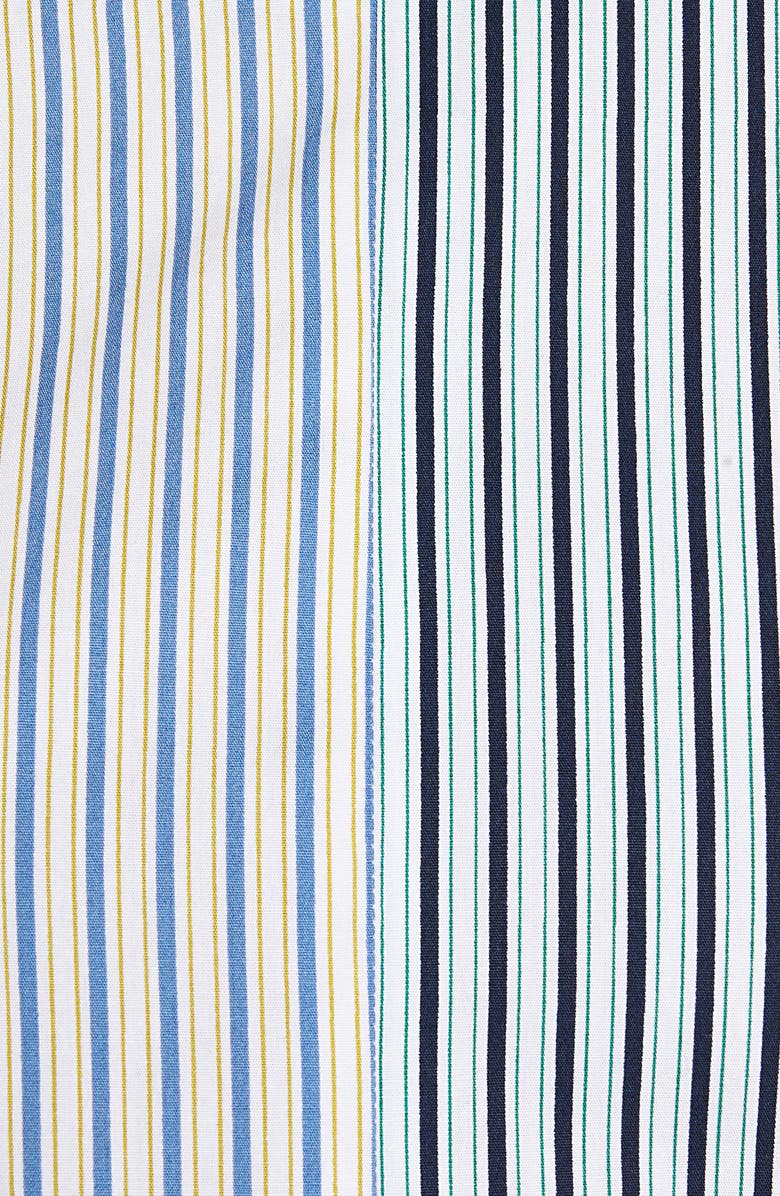 Halogen<sup>®</sup> Mixed Stripe Cotton Shirt, Alternate, color, 