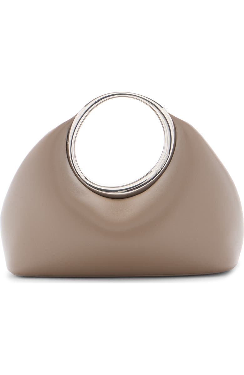 Jacquemus Le Petite Calino Leather Top Handle Bag, Main, color, Taupe 193