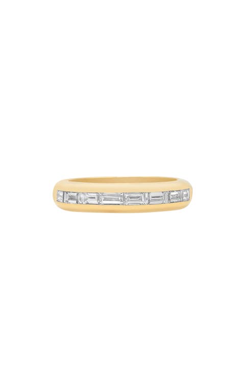 Papua 18k Gold Baguette Diamond Band Ring