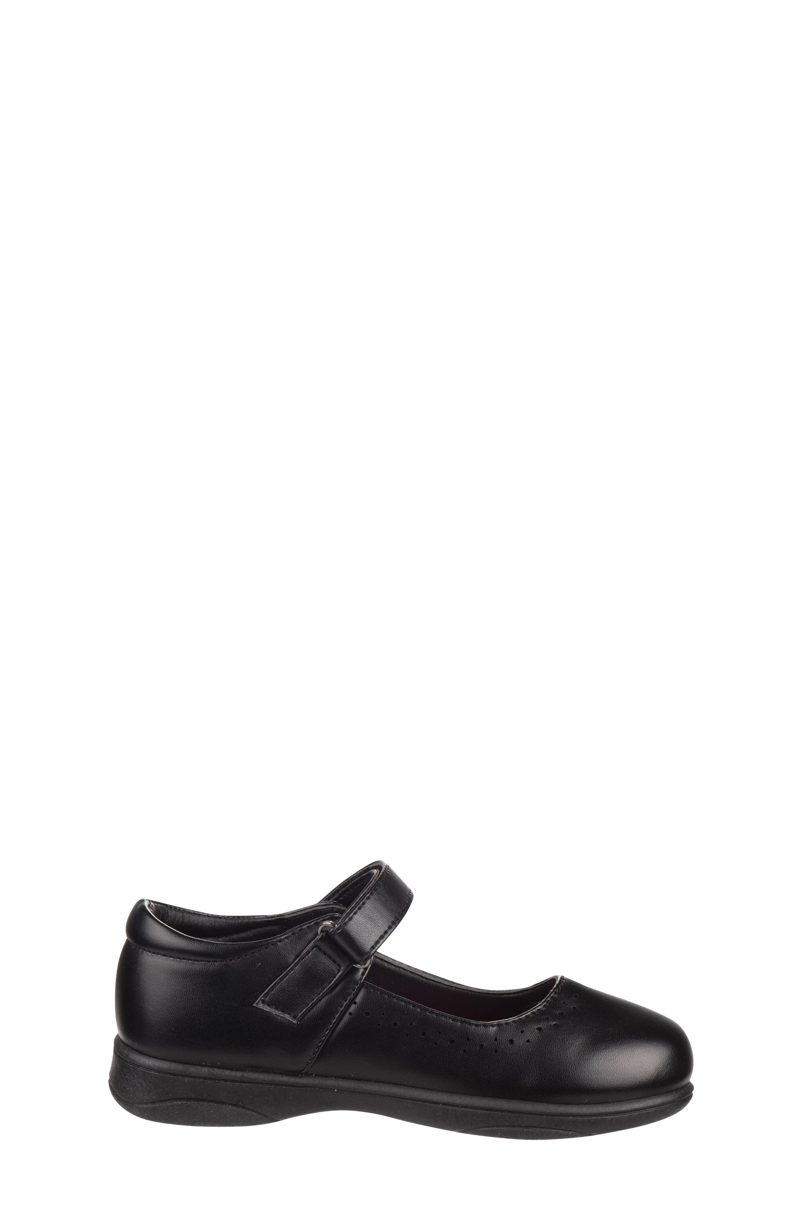 Kids' Mary Jane Flat, Alternate, color, BLACK