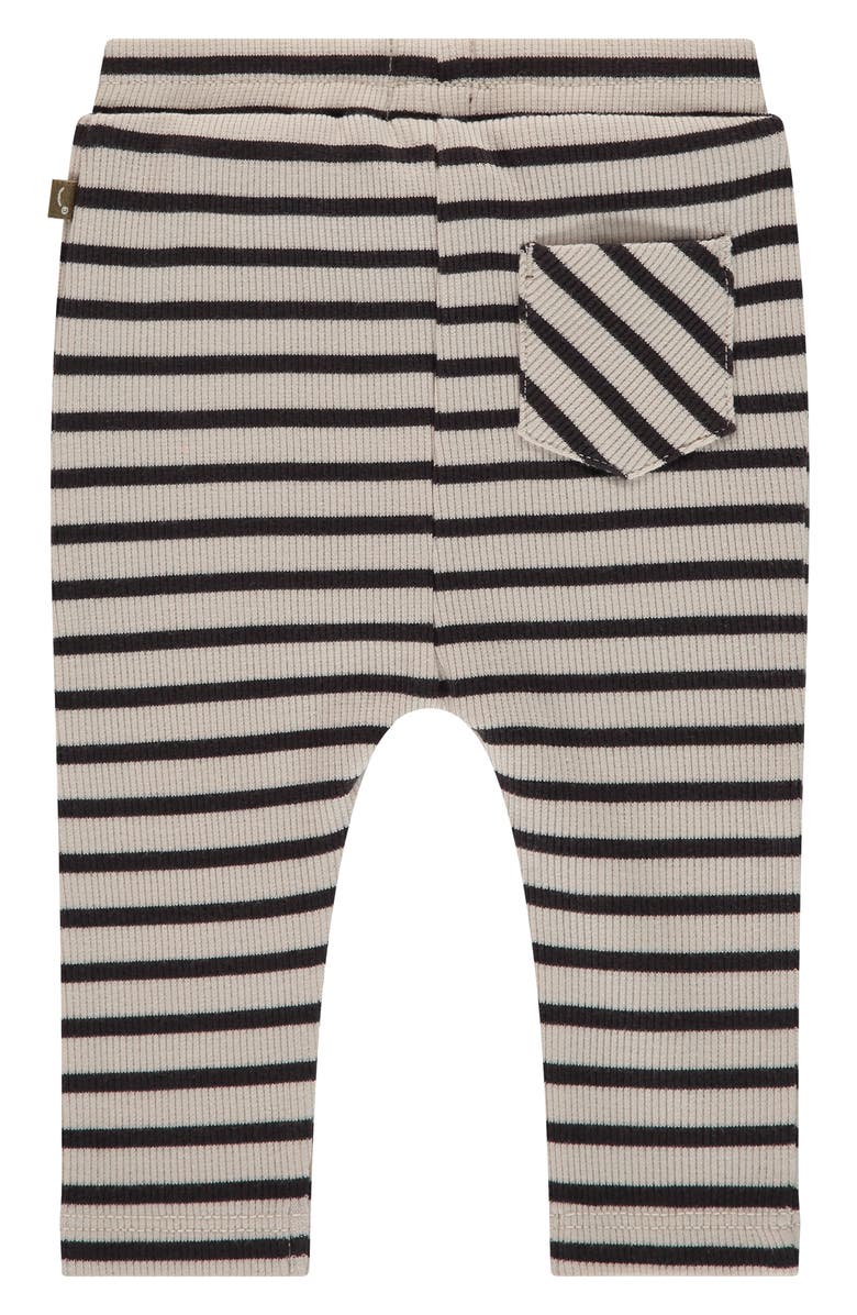BABYFACE Stripe Rib Stretch Cotton Pants, Alternate, color,