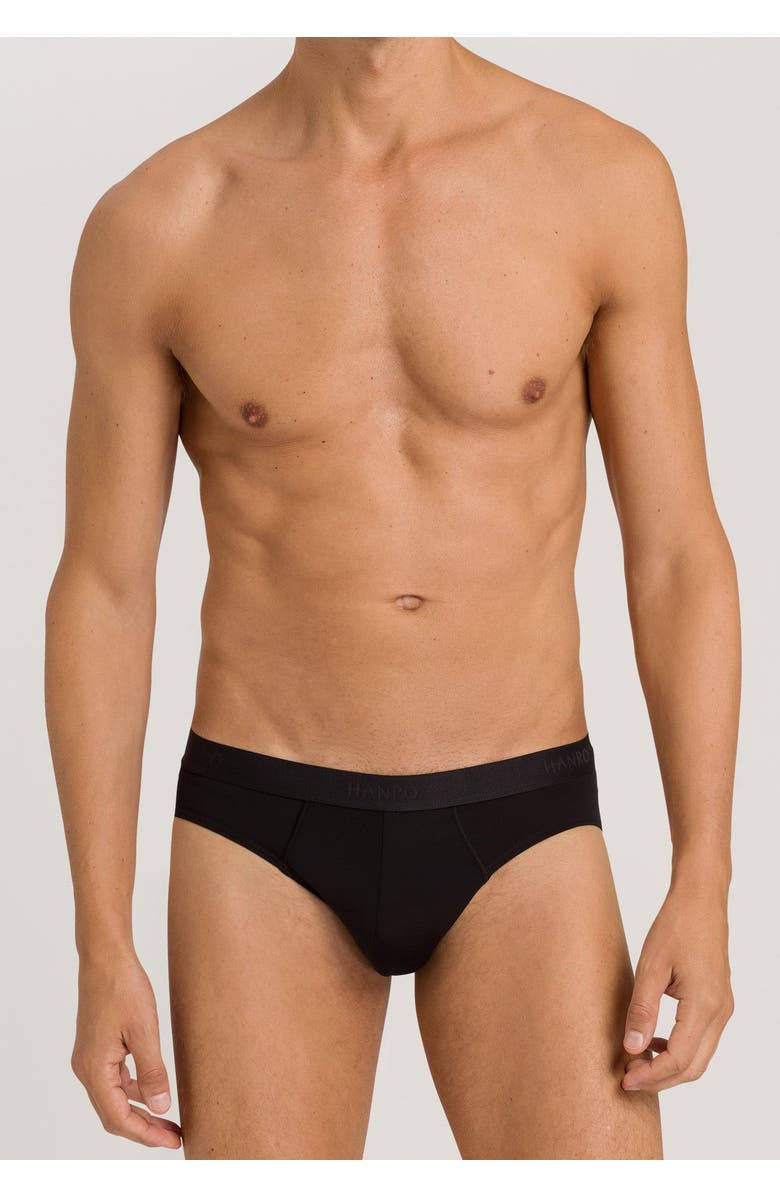 Hanro Micro Touch Brief, Alternate, color, Black