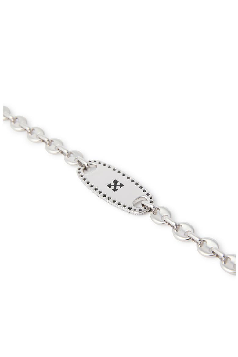 Quotable Logo Mariner Chain Bracelet, Alternate, color, SILVER