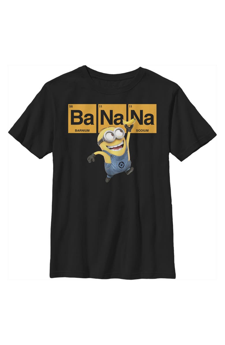 Despicable Me Boy's Despicable Me Minions Elements Graphic T-Shirt, Main, color, Black