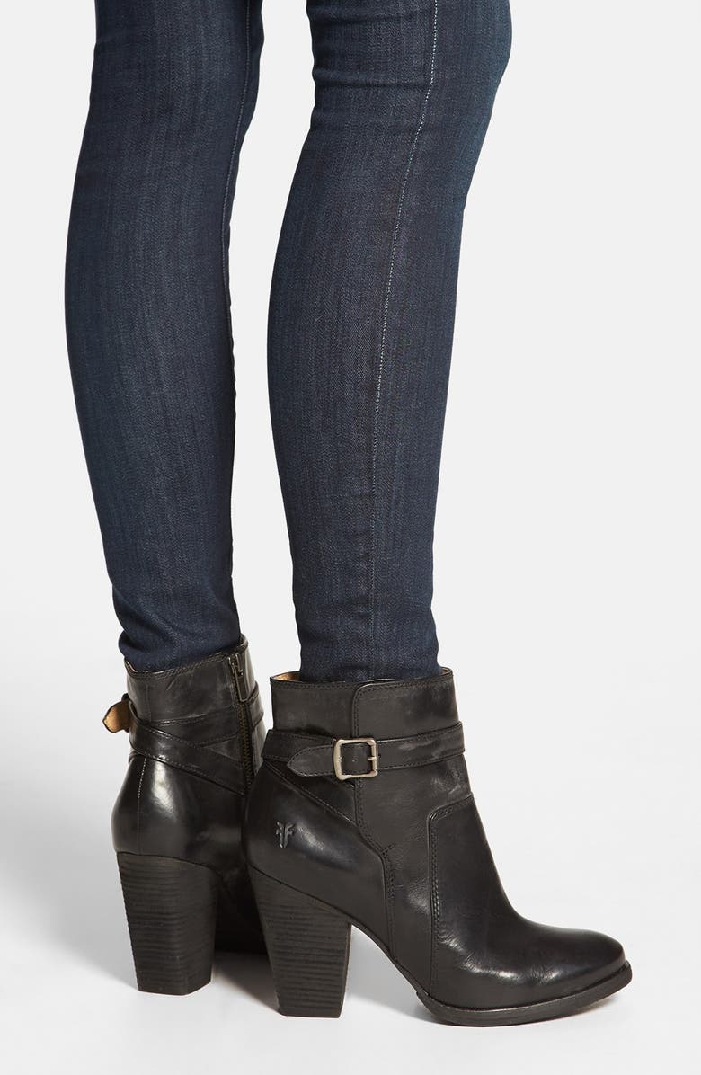 Frye 'Patty' Leather Riding Bootie, Alternate, color,