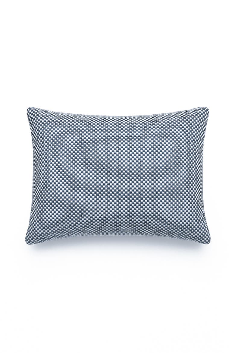 Horizon Weave Pillow, Alternate, color, Navy Blue