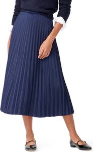 J.Crew Pleated Midi Skirt
