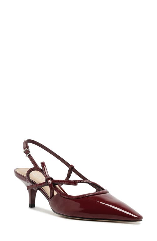 Arezzo Tessa Pointed Toe Slingback Pump In Multi
