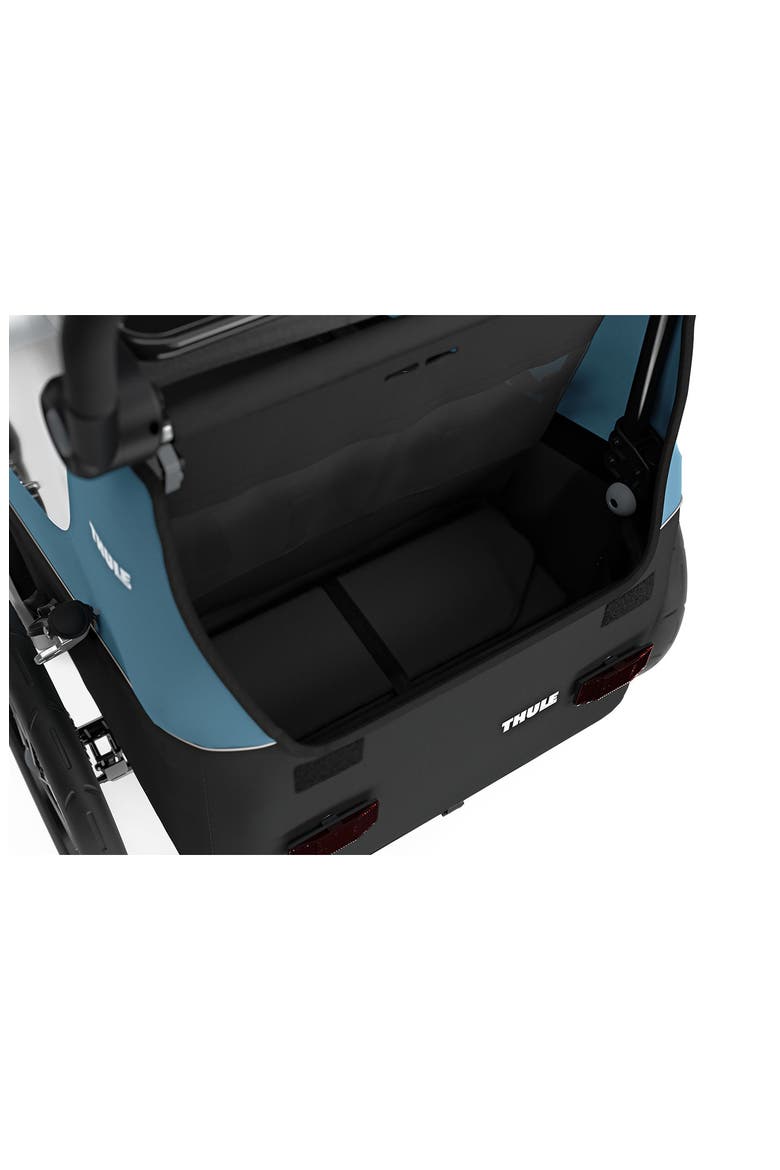 Courier Bike Trailer & Aion Sling Pack, Alternate, color, AEGEAN BLUE