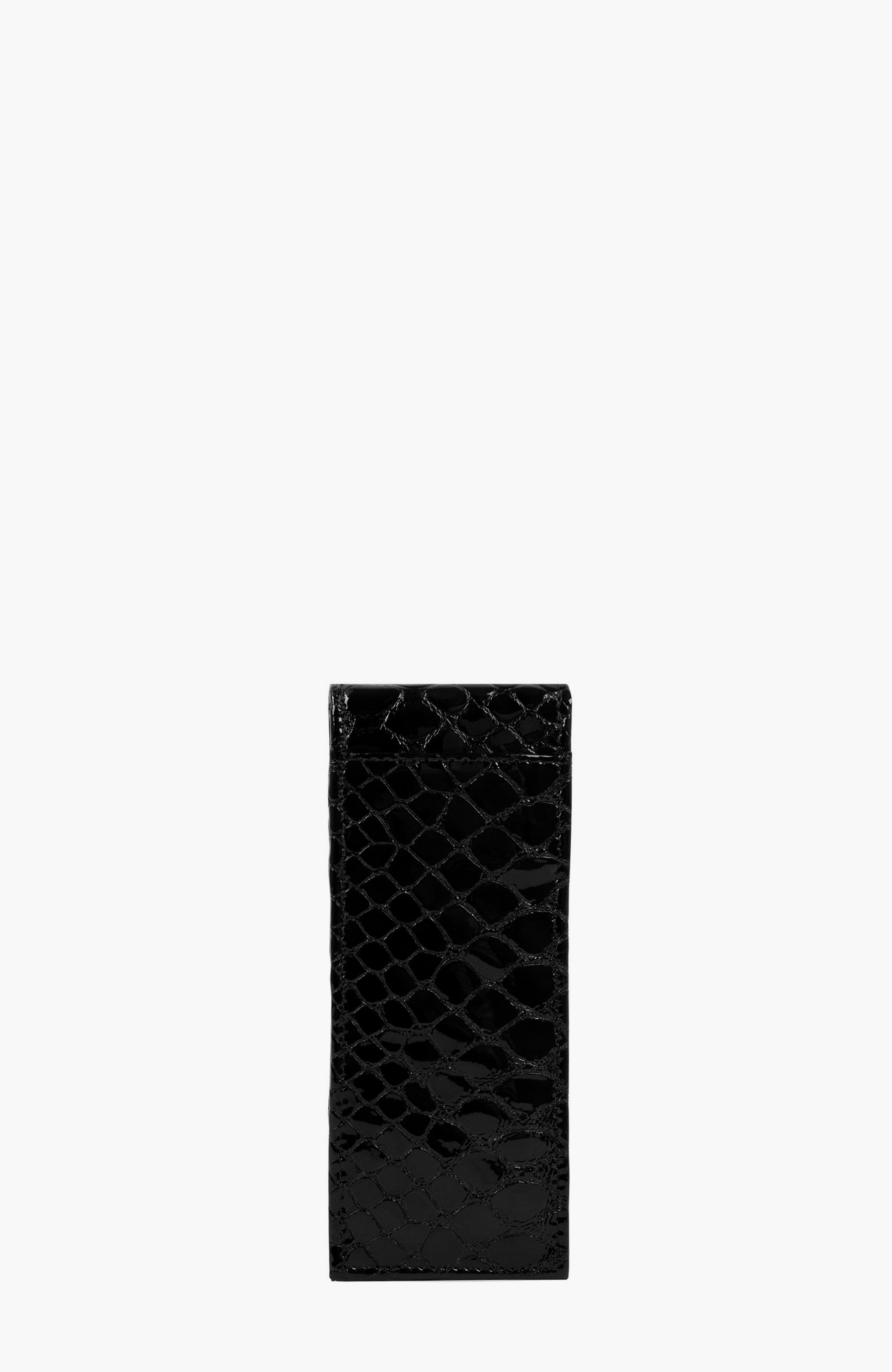 Gallop Patent Leather Cosmetic Pencil Holders 270, Alternate, color, Black