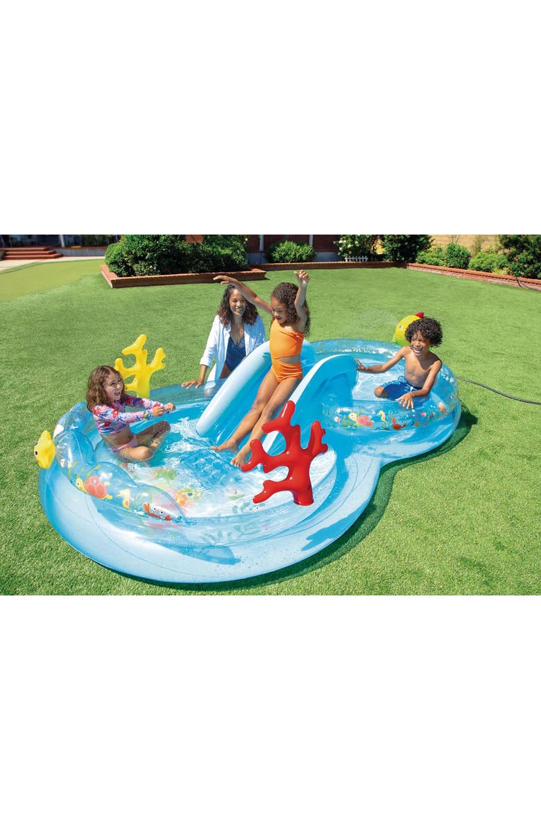 Intex Under The Sea Inflatable Kiddie Pool, Alternate, color, Multicolored