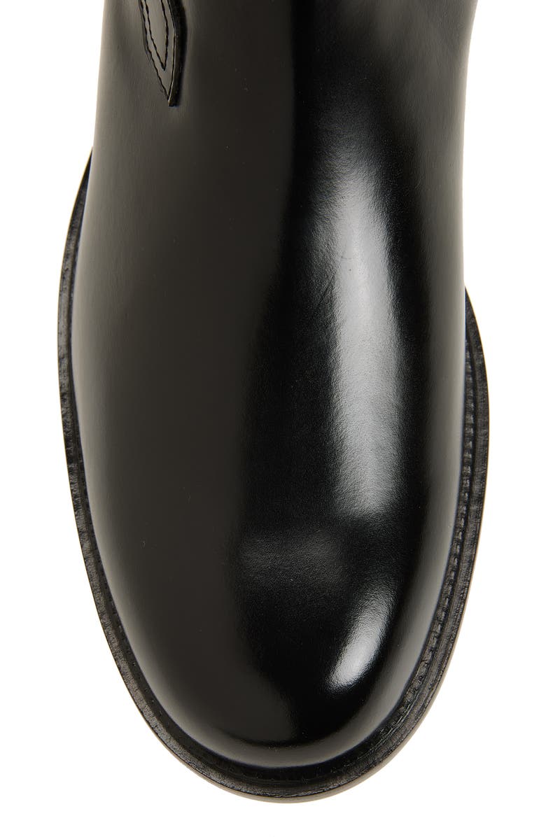 Versace VLOGO Chelsea Boot, Alternate, color, Black-Versace Gold