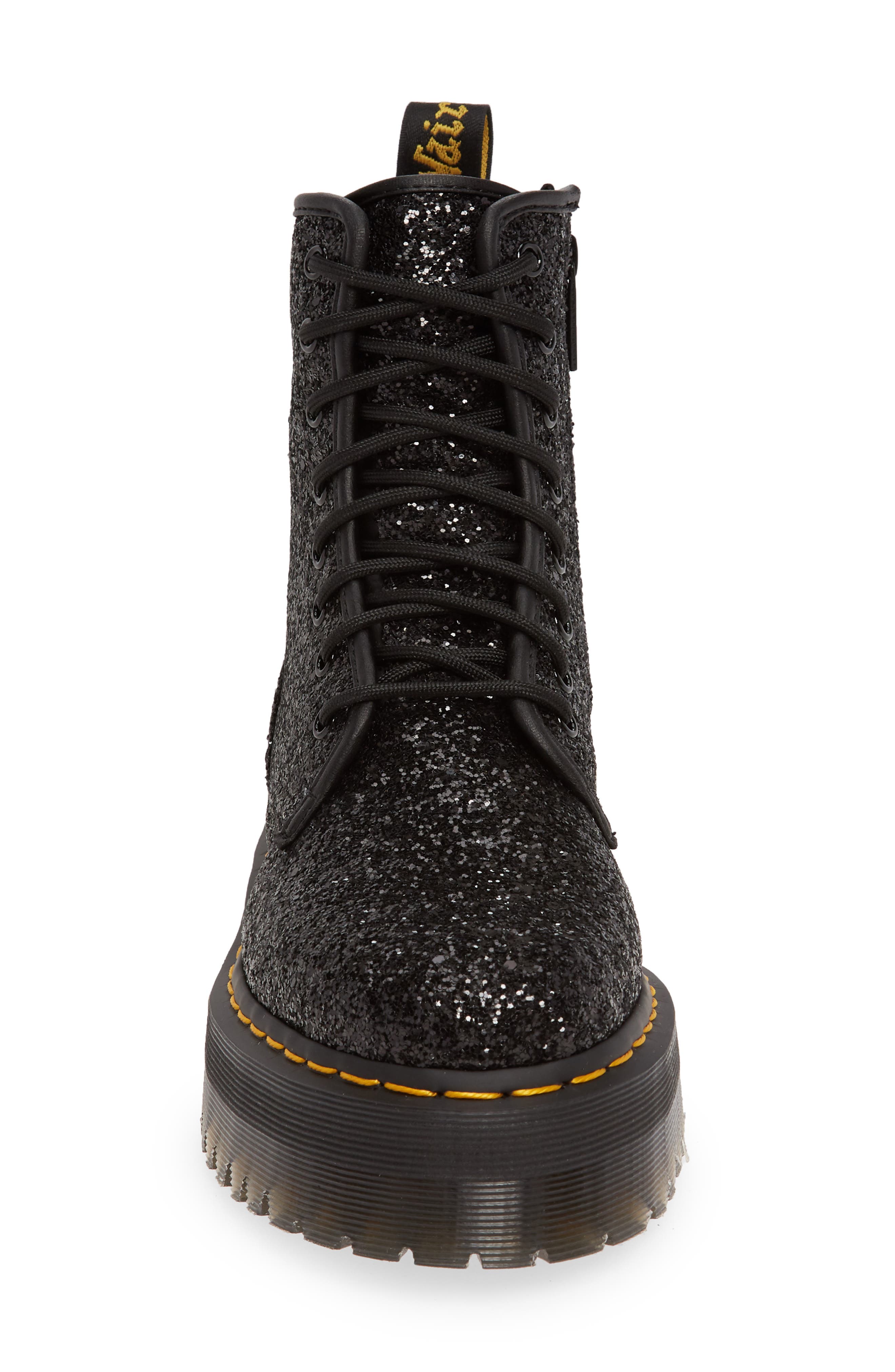 Dr. Martens Jadon Glitter Platform Boot, Alternate, color, 