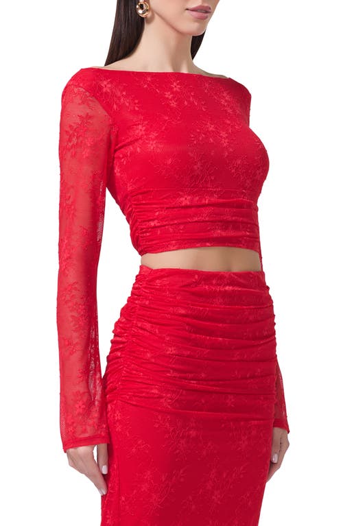 AFRM AFRM NOAM LACE CROP TOP 