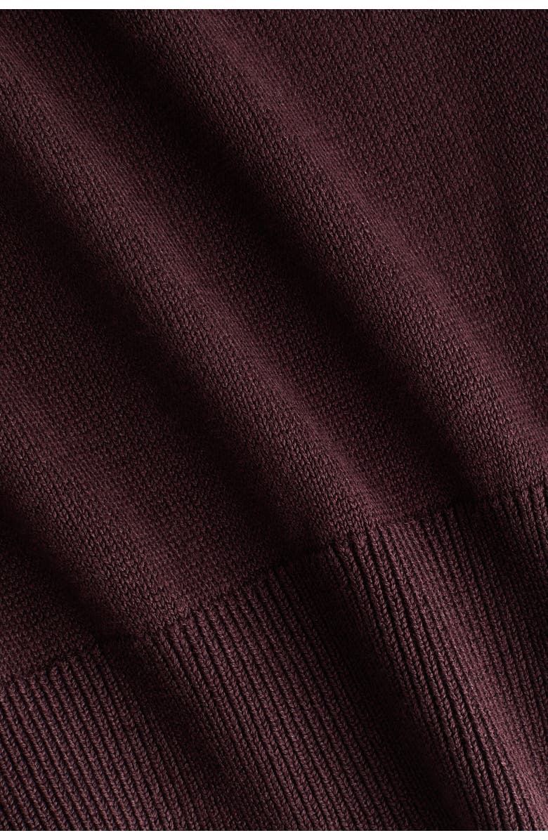 H&M Fine-knit One-shoulder Top, Alternate, color, Dark Brown