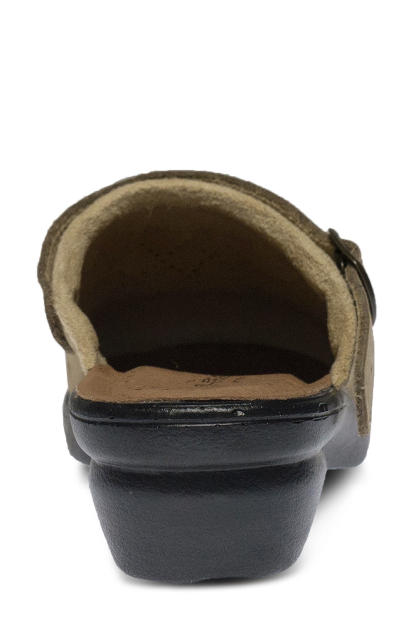Pride Clog, Alternate, color, BEIGE NUBUCK LEATHER