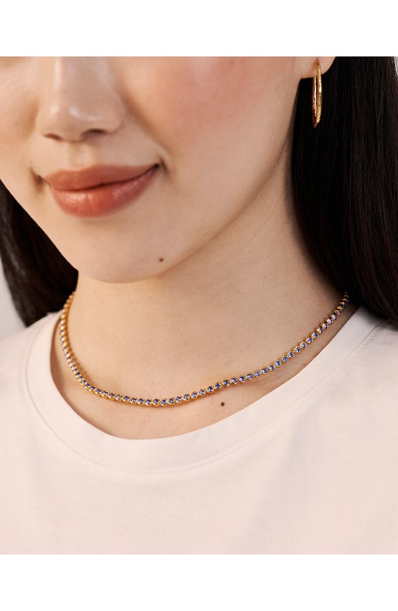Monica Vinader Essential Stone Tennis Necklace, Alternate, color, 