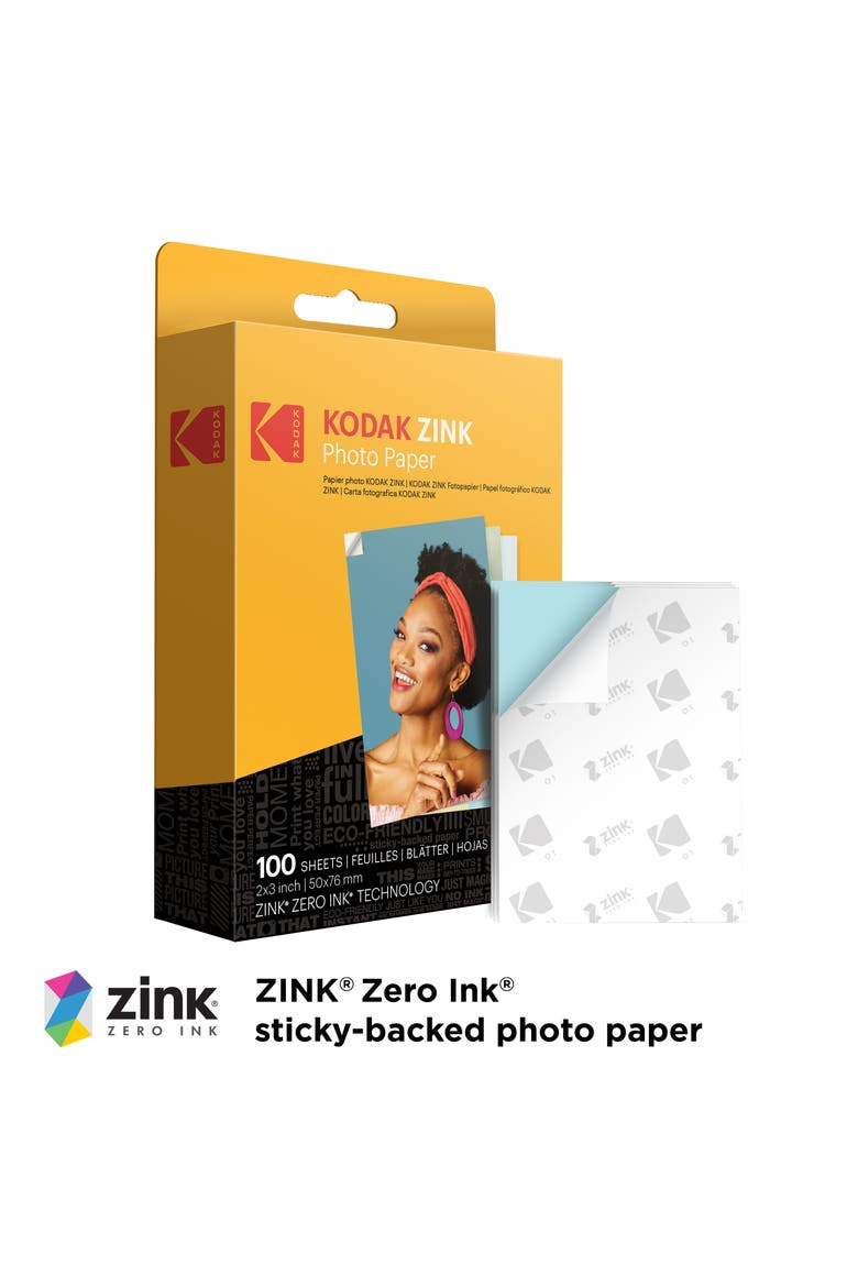2x3 inch Zink Photo Paper, Alternate, color, White