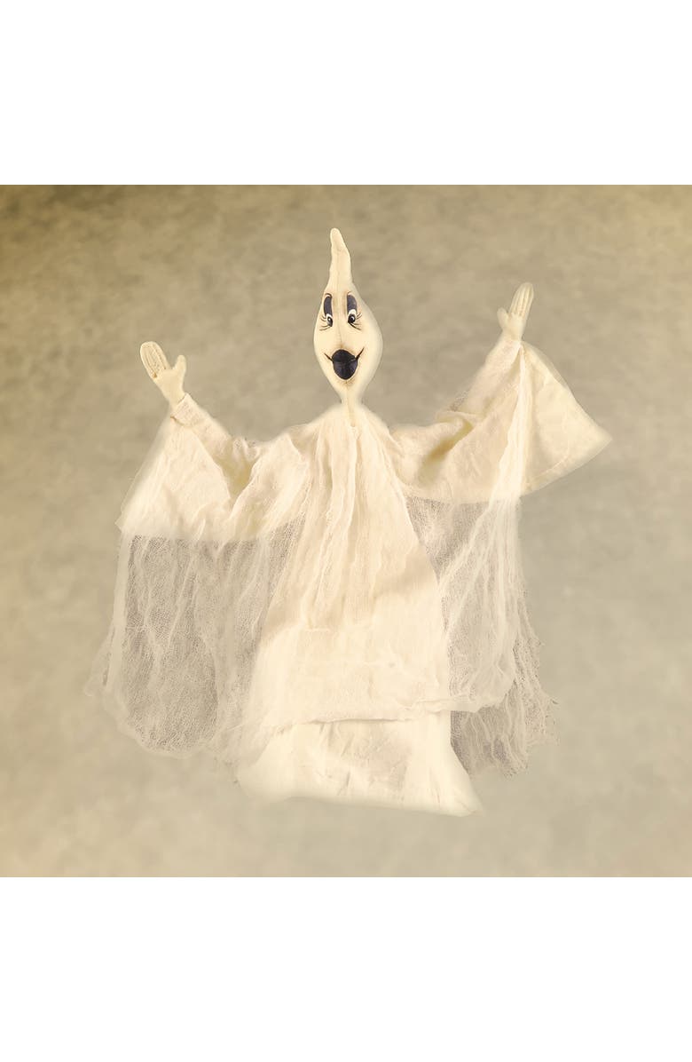 Gallerie II Gareth Ghost Joe Spencer Gathered Traditions Halloween Art Doll Figure, Main, color, White