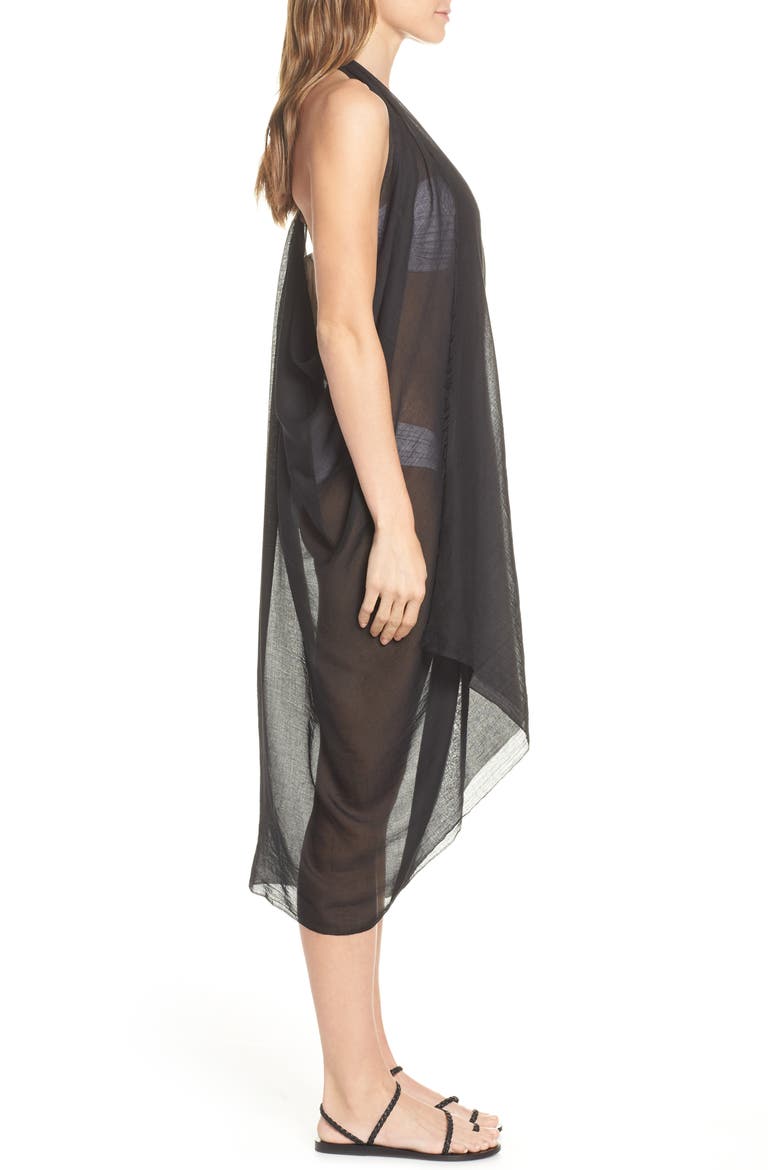 Spirit Cover-Up Vest, Alternate, color, BLACK