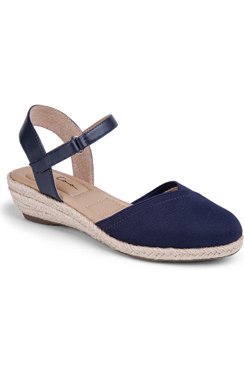 Me Too Nikkie Ankle Strap Espadrille Wedge Sandal, Main, color,
