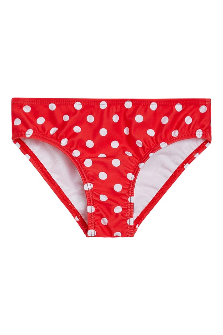 Minnie Mouse 2-Piece Tankini Top and Bikini Bottom Swim Set UPF 50+, Alternate, color, Minnie Red Pink Dot