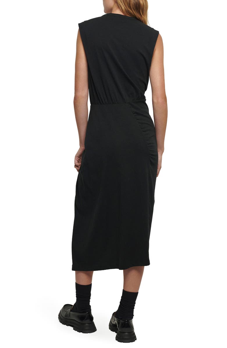 Derek Lam 10 Crosby Landry Sleeveless Twist Waist Cotton Dress, Alternate, color,
