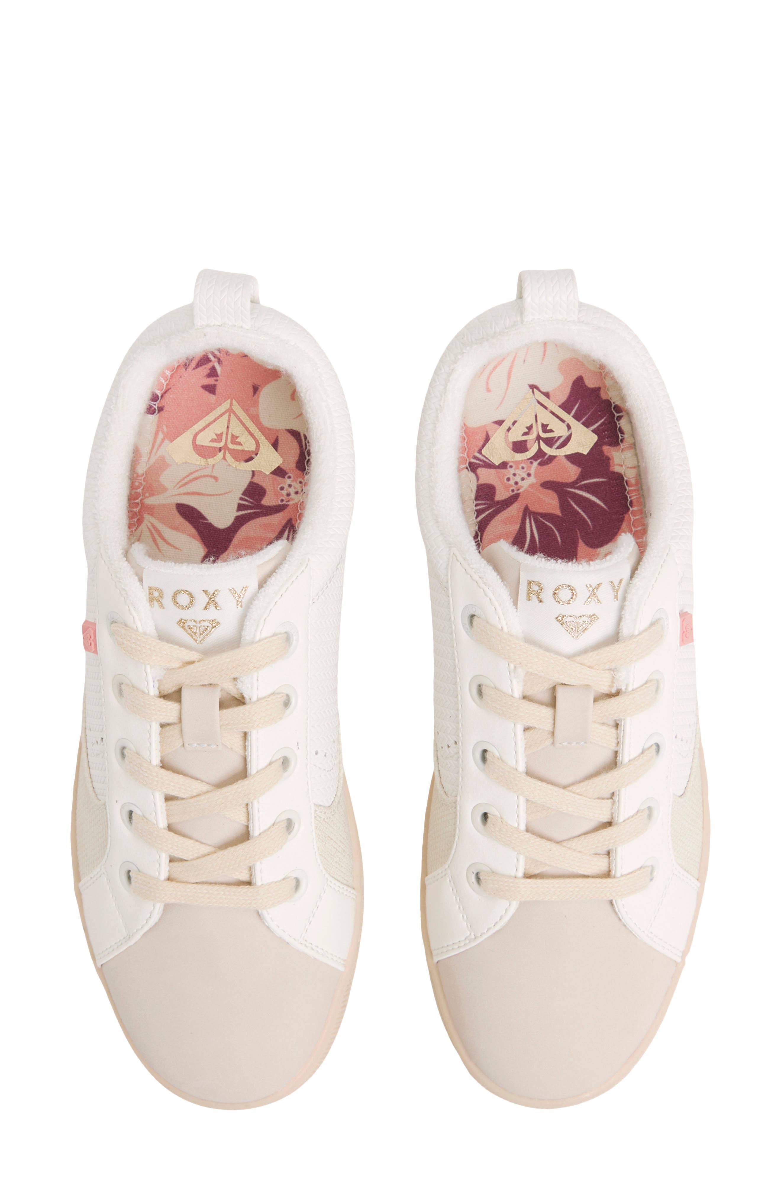 Roxy Sunrise Sneaker, Alternate, color, Cream Multi