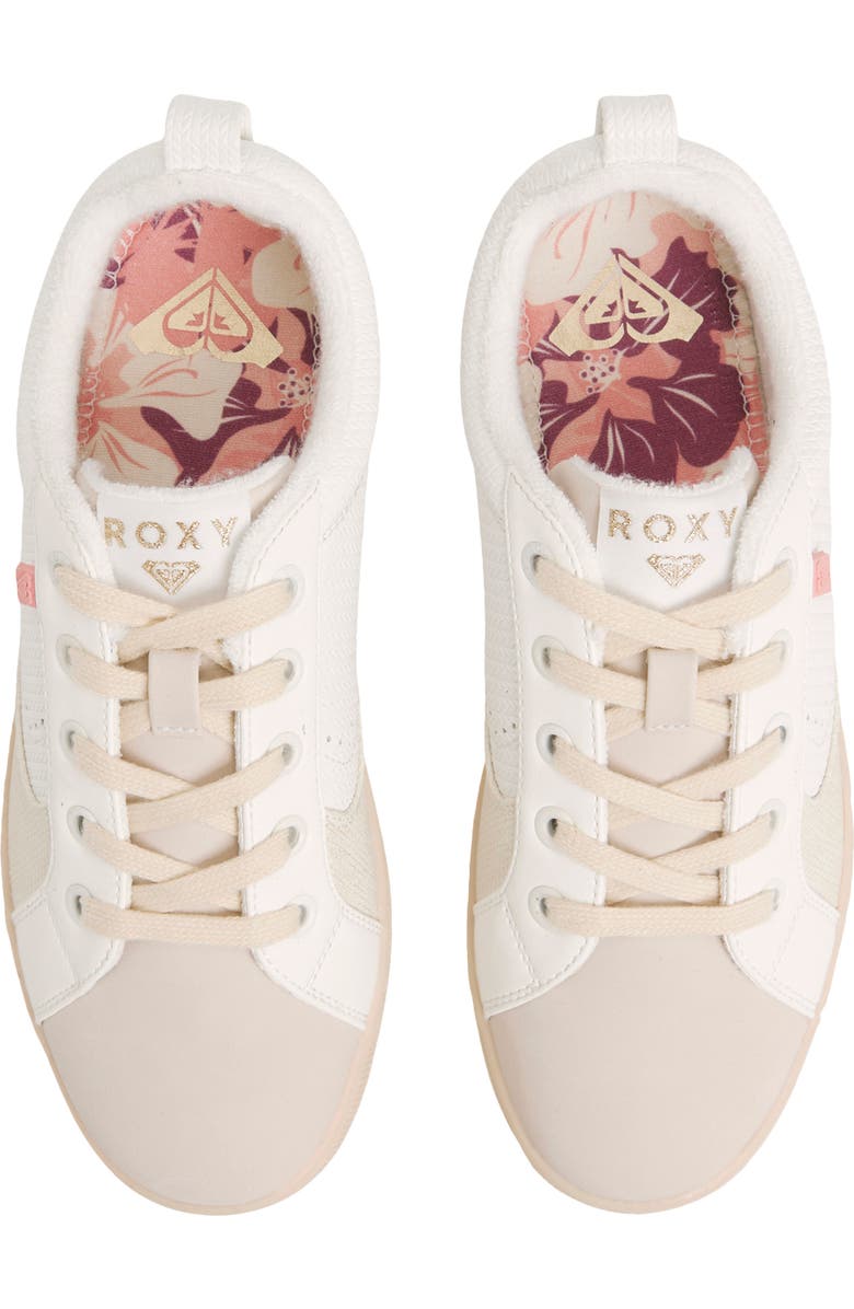 Roxy Sunrise Sneaker, Alternate, color, Cream Multi