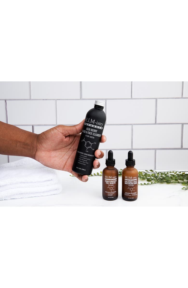HIMistry Naturals H.I.M.-istry Naturals Hydrating Beard + Skin System Set, Alternate, color, 