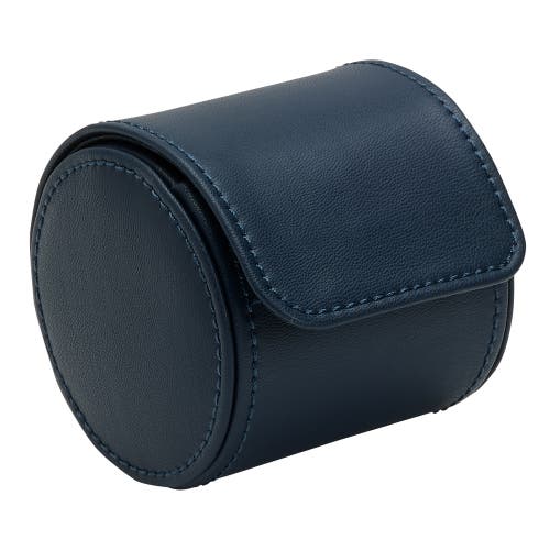 Wolf Earth Single Watch Roll In Midnight Blue