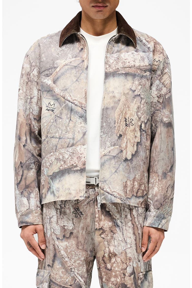 x Realtree Camo Print Trucker Jacket, Main, color, CAMO