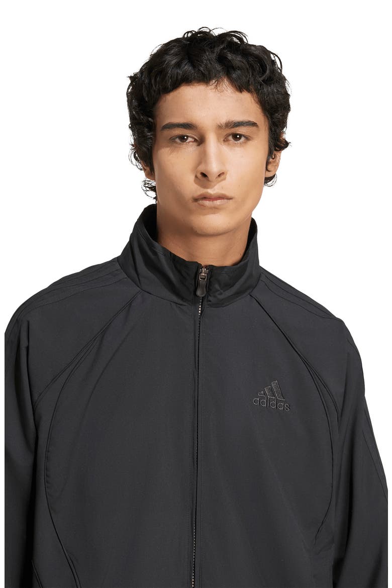 Teamgeist Adicolor Track Jacket, Alternate, color, BLACK/ BLACK